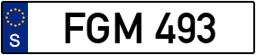 Truck License Plate